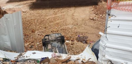 دير الاسد : إصابة شاب نتيجة انزلاق سيارته بمنحدر